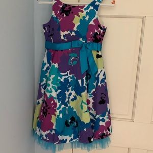 Rare Editions size 10 girls’ dress patterned dress